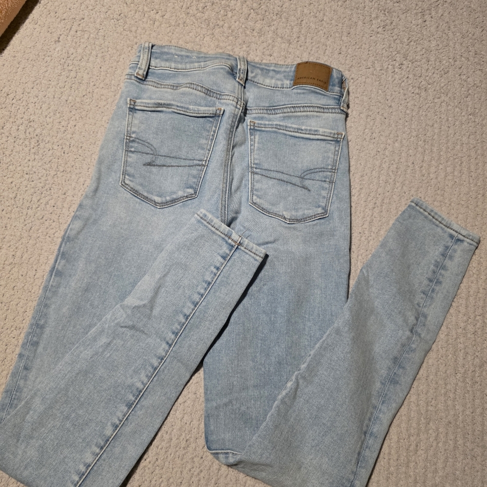 American Eagle High Rise Jeggings Size 2 - Picture 5 of 6